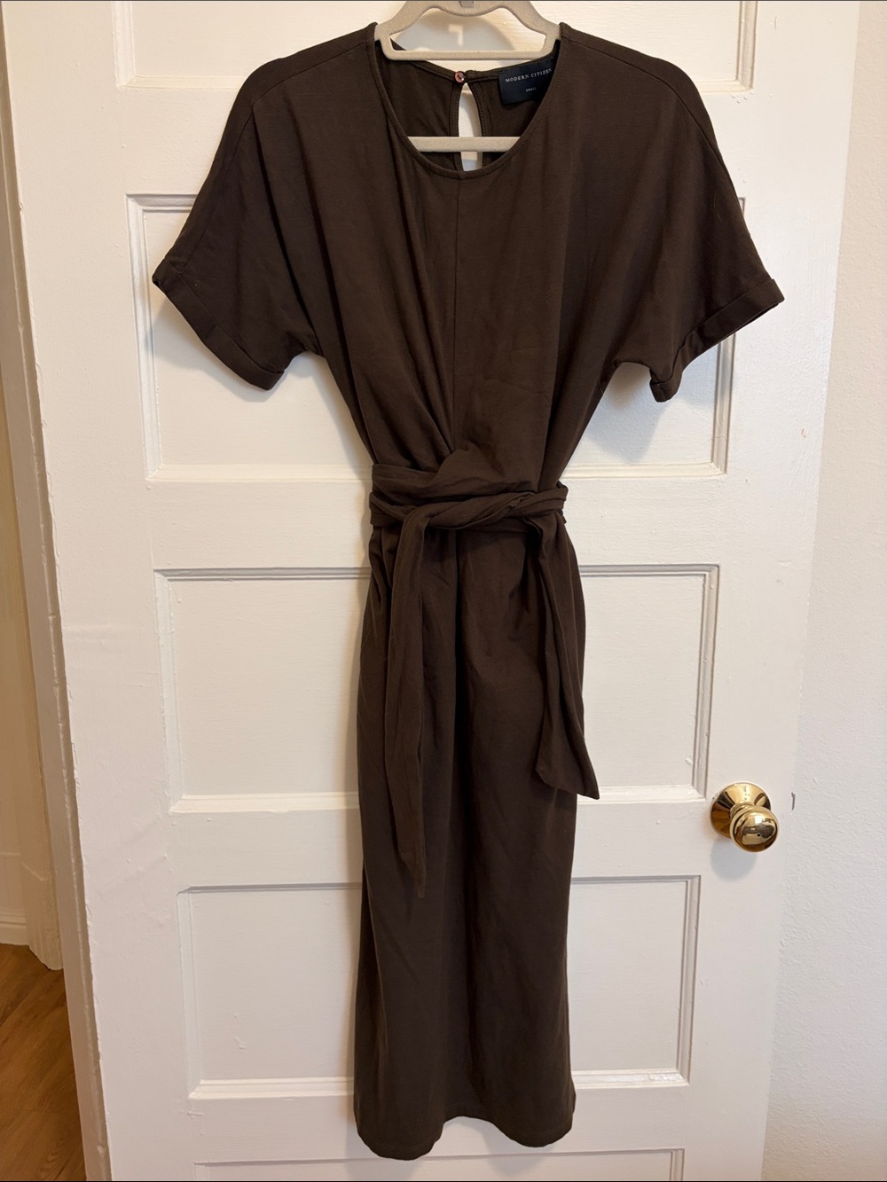 Modern Citizen Tie-Waist Midi Dress